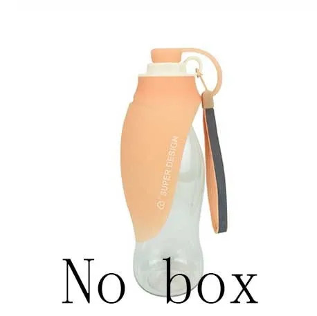580ml Sport Portable Pet Dog Water Bottle Silicone Travel Dog Bowl For Puppy Cat Drinking Outdoor Pet Water Dispenser