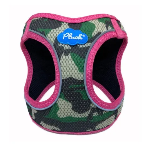 Air Mesh Vest Dog Harness — Camo Pink