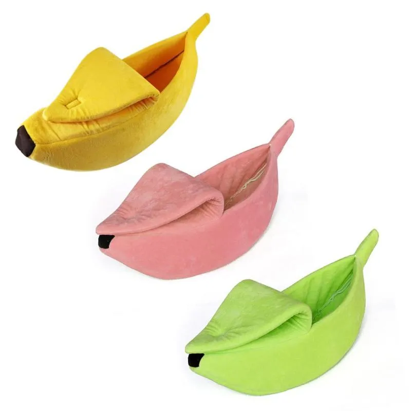 BANANA Pet Bed / Cozy Puppy and Kitten Kennel