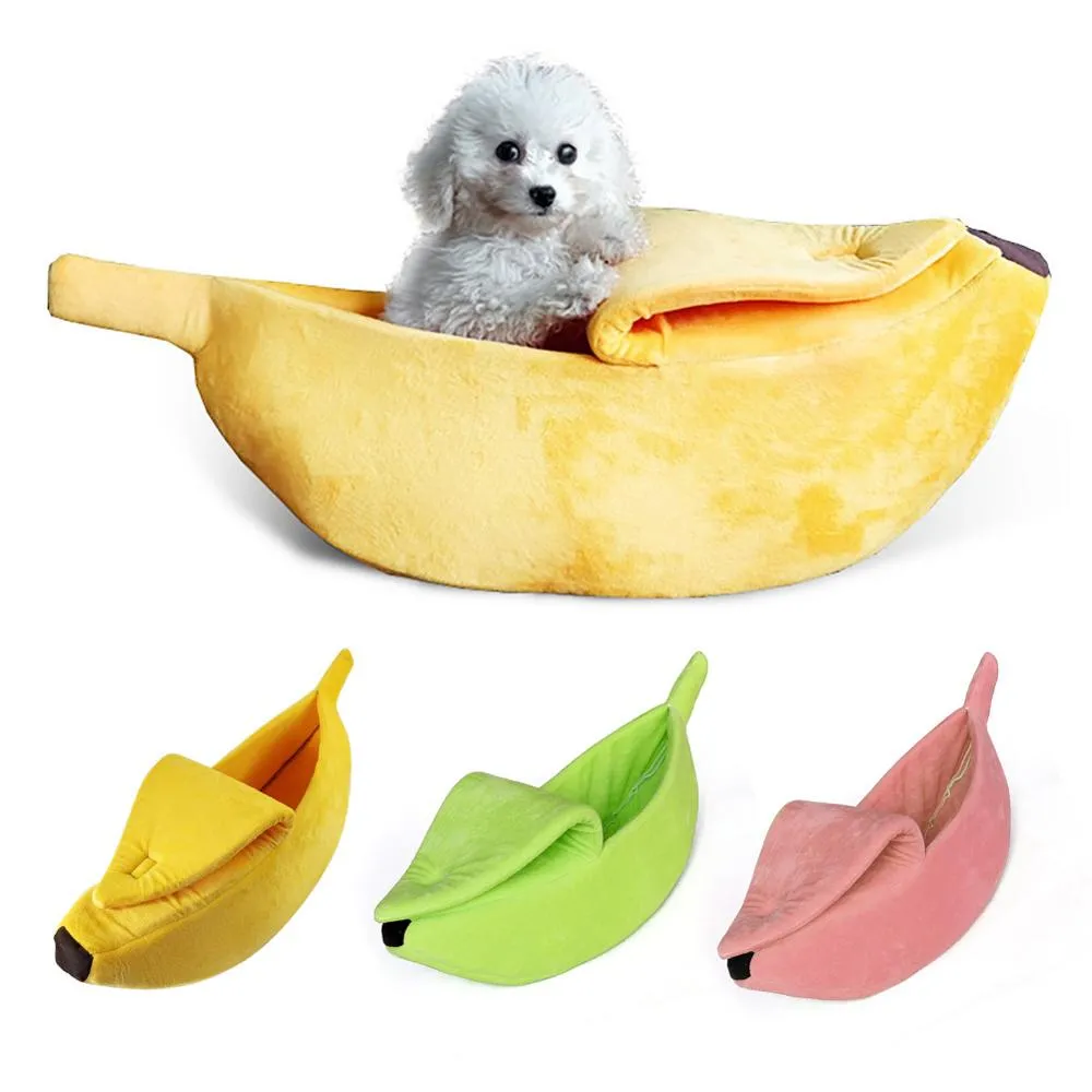 BANANA Pet Bed / Cozy Puppy and Kitten Kennel