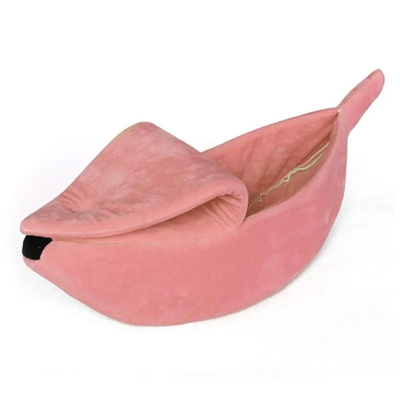 BANANA Pet Bed / Cozy Puppy and Kitten Kennel