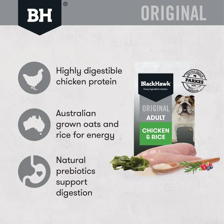 Black Hawk Dog Food Adult Chicken and Rice