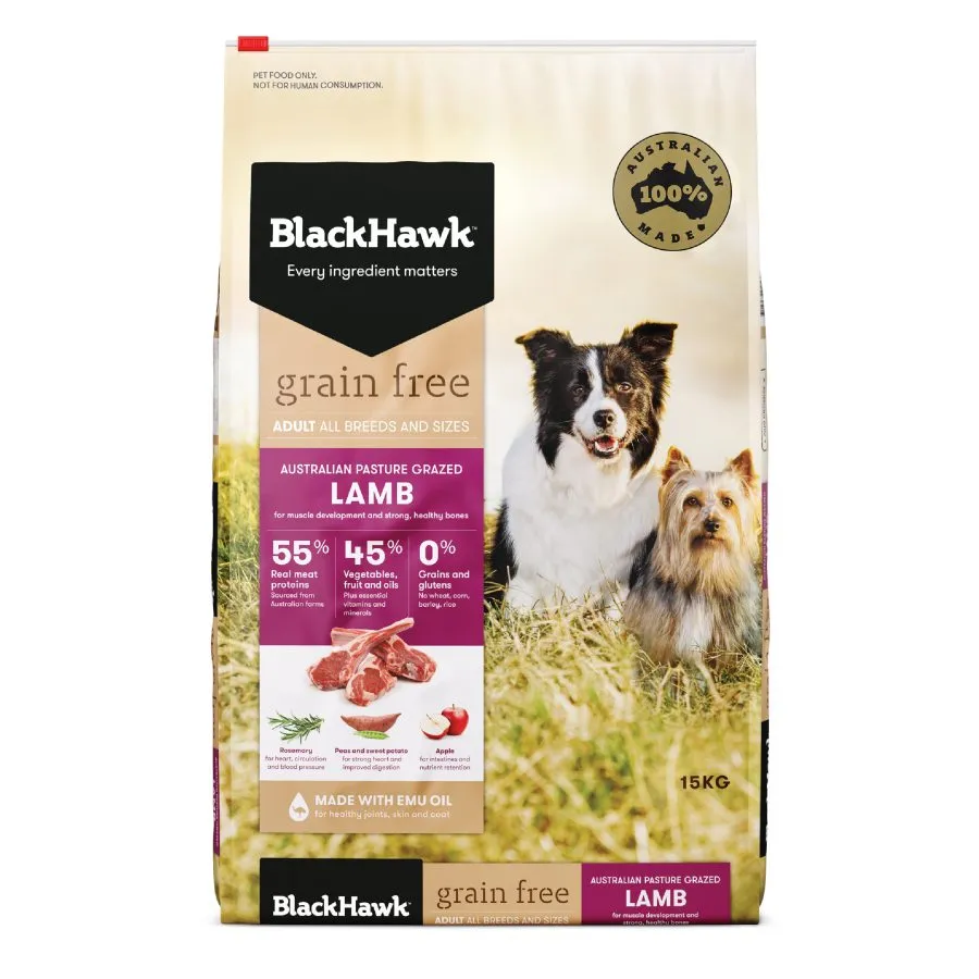 Black Hawk Dog Food Grain Free Lamb