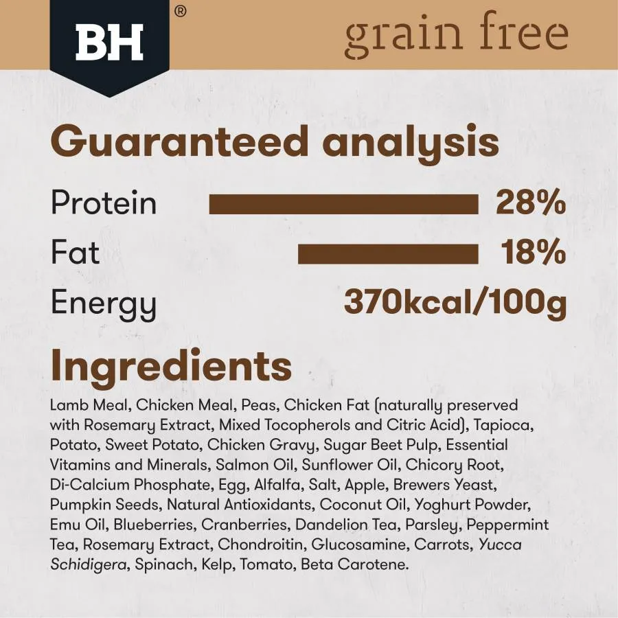 Black Hawk Dog Food Grain Free Lamb