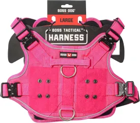 Boss Dog Tactical Harness, Hot Pink, Large