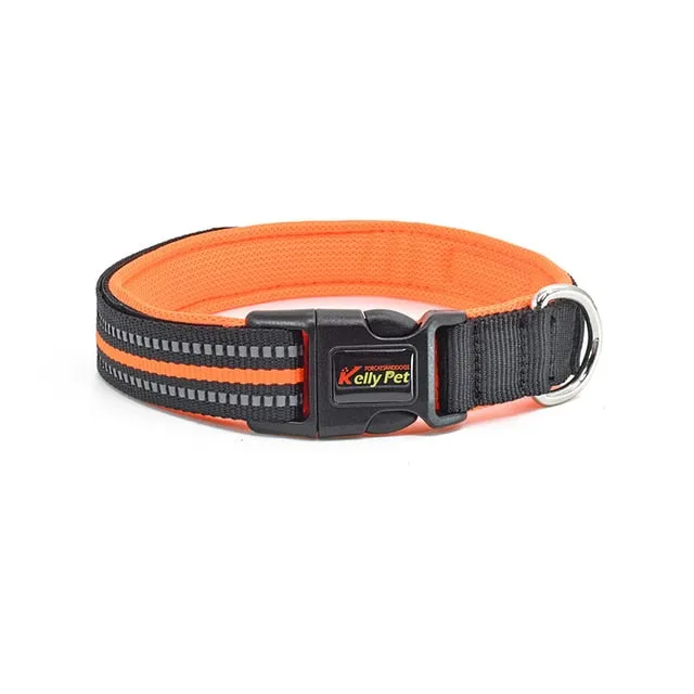 Breathable Mesh Nylo Collar Reflective Collars For Dogs