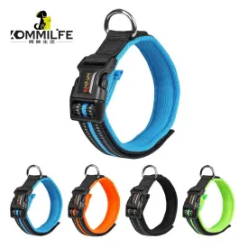 Breathable Mesh Nylo Collar Reflective Collars For Dogs