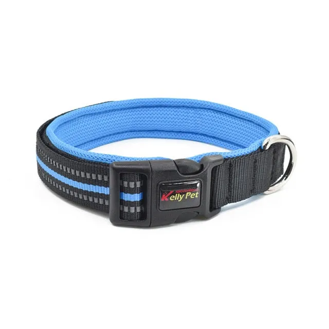 Breathable Mesh Nylo Collar Reflective Collars For Dogs