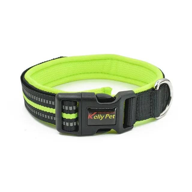Breathable Mesh Nylo Collar Reflective Collars For Dogs