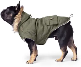 Canada Pooch Alaskan Army Parka Size 18 Army Green Insulated Dog Coat