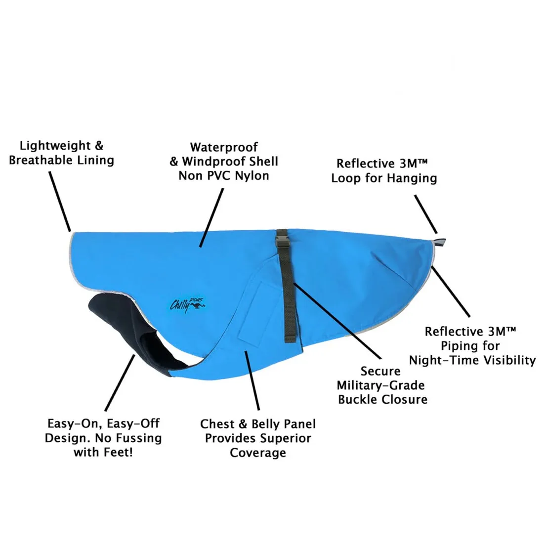 Chilly Dogs Harbour Slicker (Long and Lean Cut)