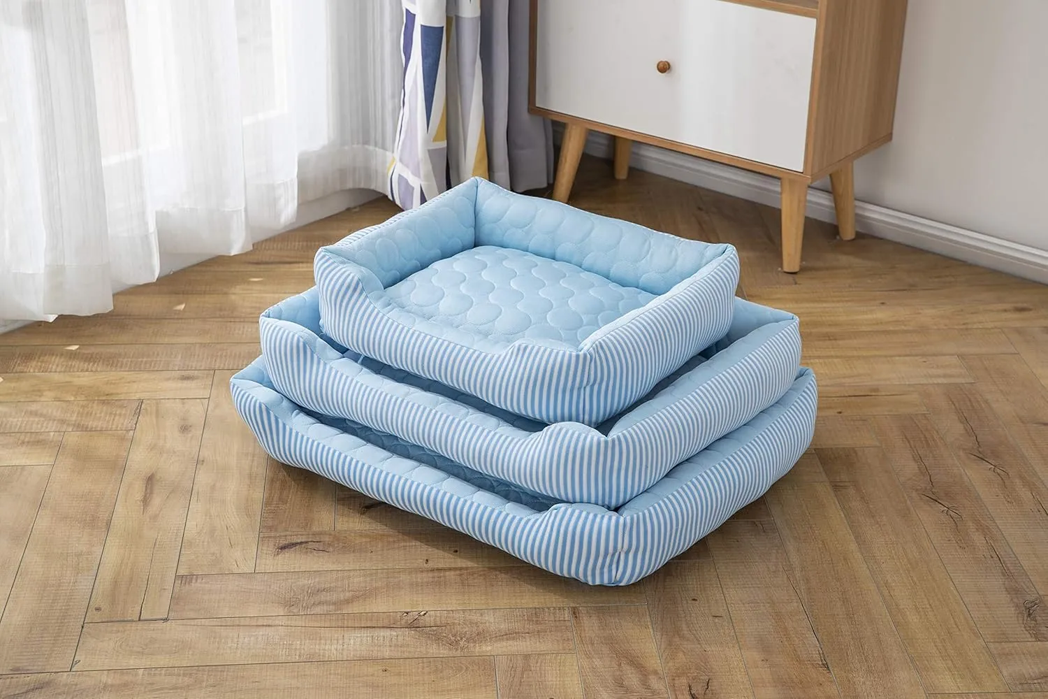 Dog Cooling Bed Summer Sleeping Cool Ice Silking Sleeping Cool Ice Silk Bed ,,