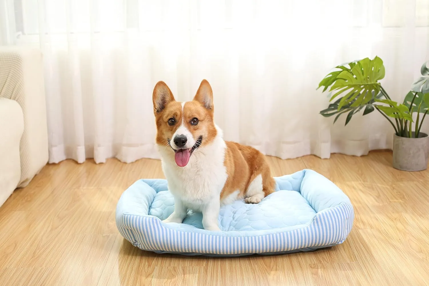 Dog Cooling Bed Summer Sleeping Cool Ice Silking Sleeping Cool Ice Silk Bed ,,