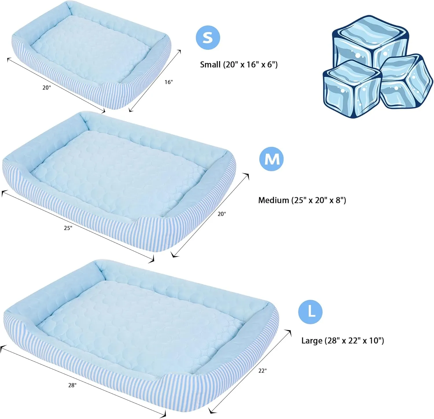 Dog Cooling Bed Summer Sleeping Cool Ice Silking Sleeping Cool Ice Silk Bed ,,