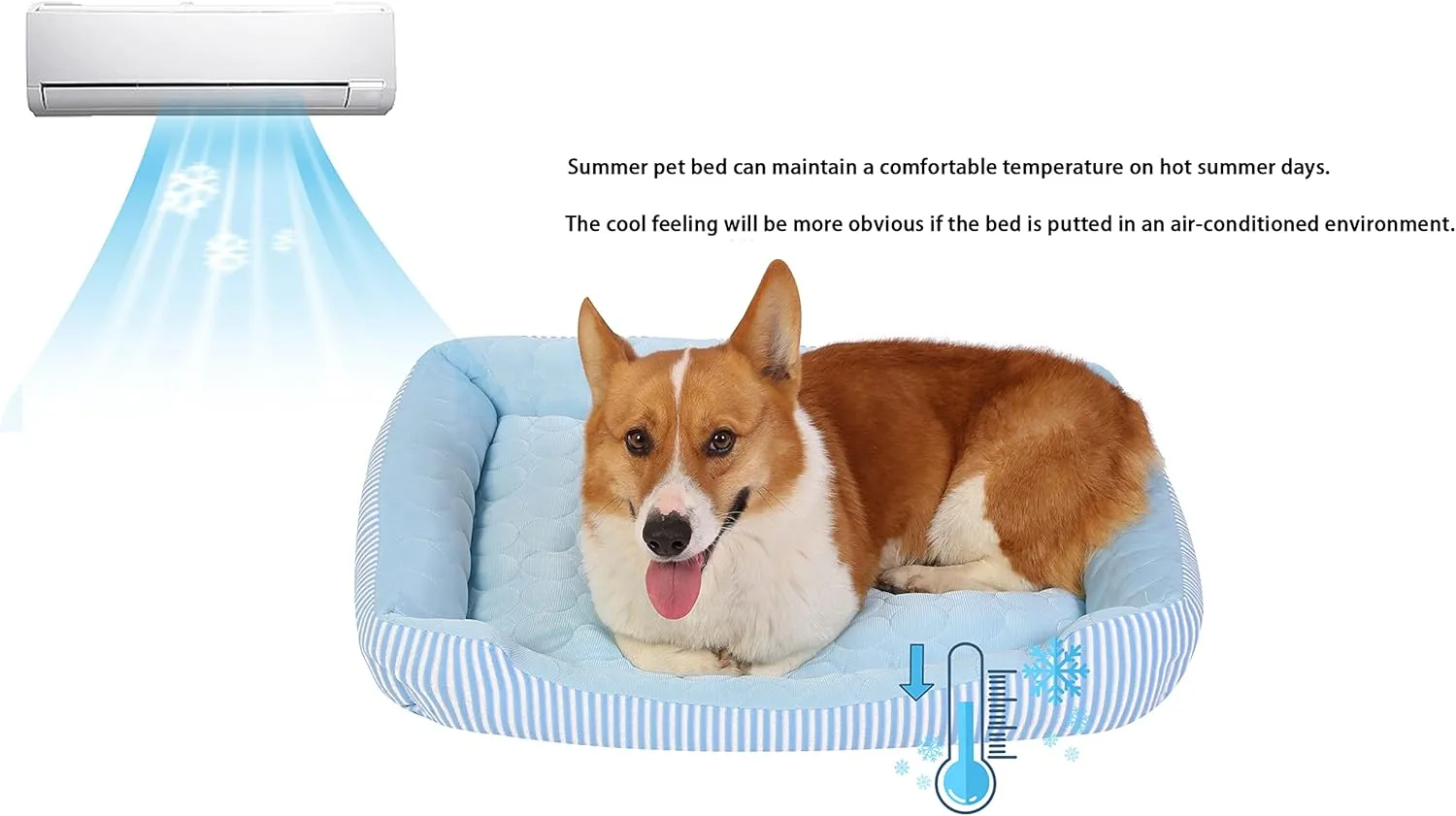 Dog Cooling Bed Summer Sleeping Cool Ice Silking Sleeping Cool Ice Silk Bed ,,