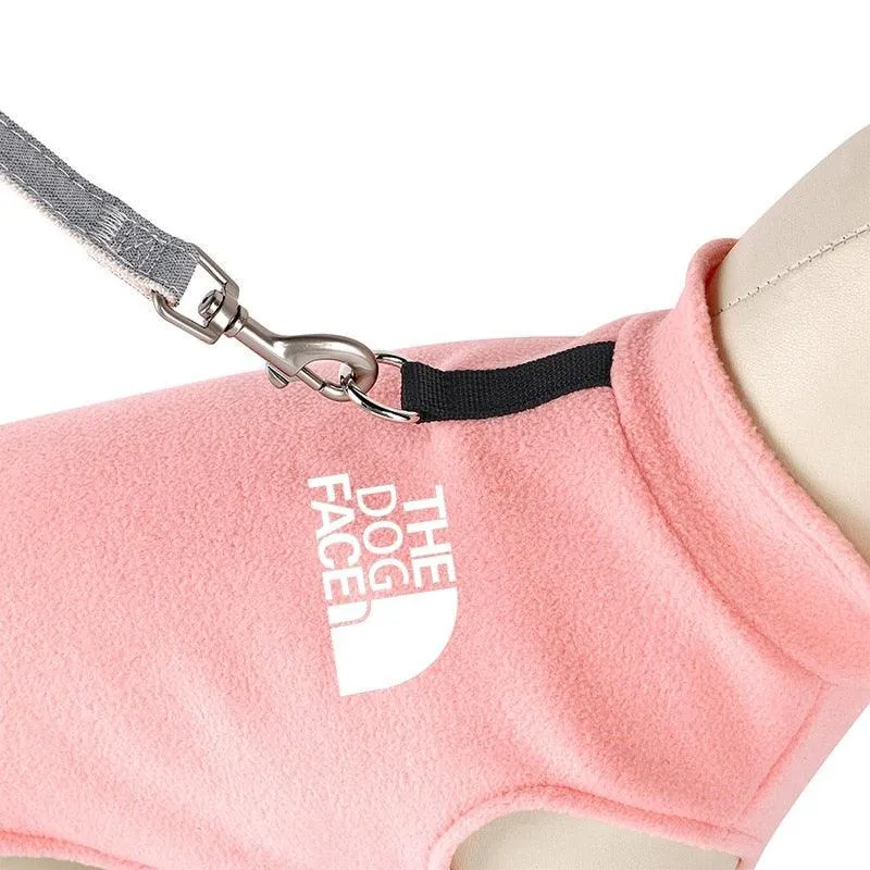 Dog Fleece Vest with leash pull ring by Dach Everywhere