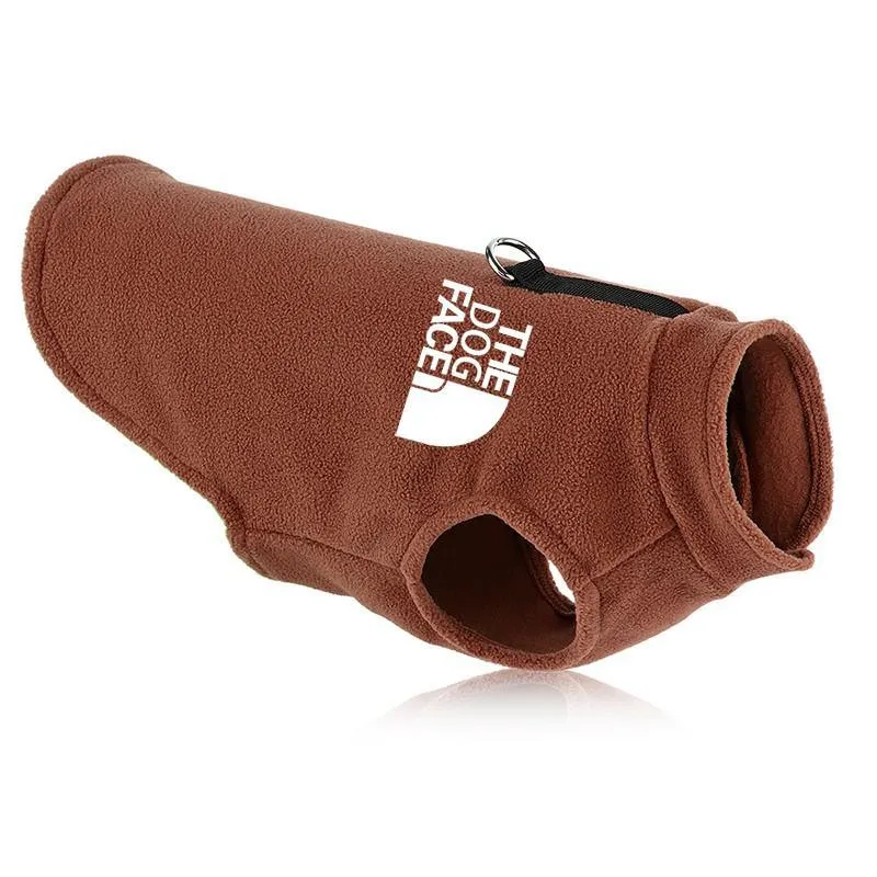 Dog Fleece Vest with leash pull ring by Dach Everywhere