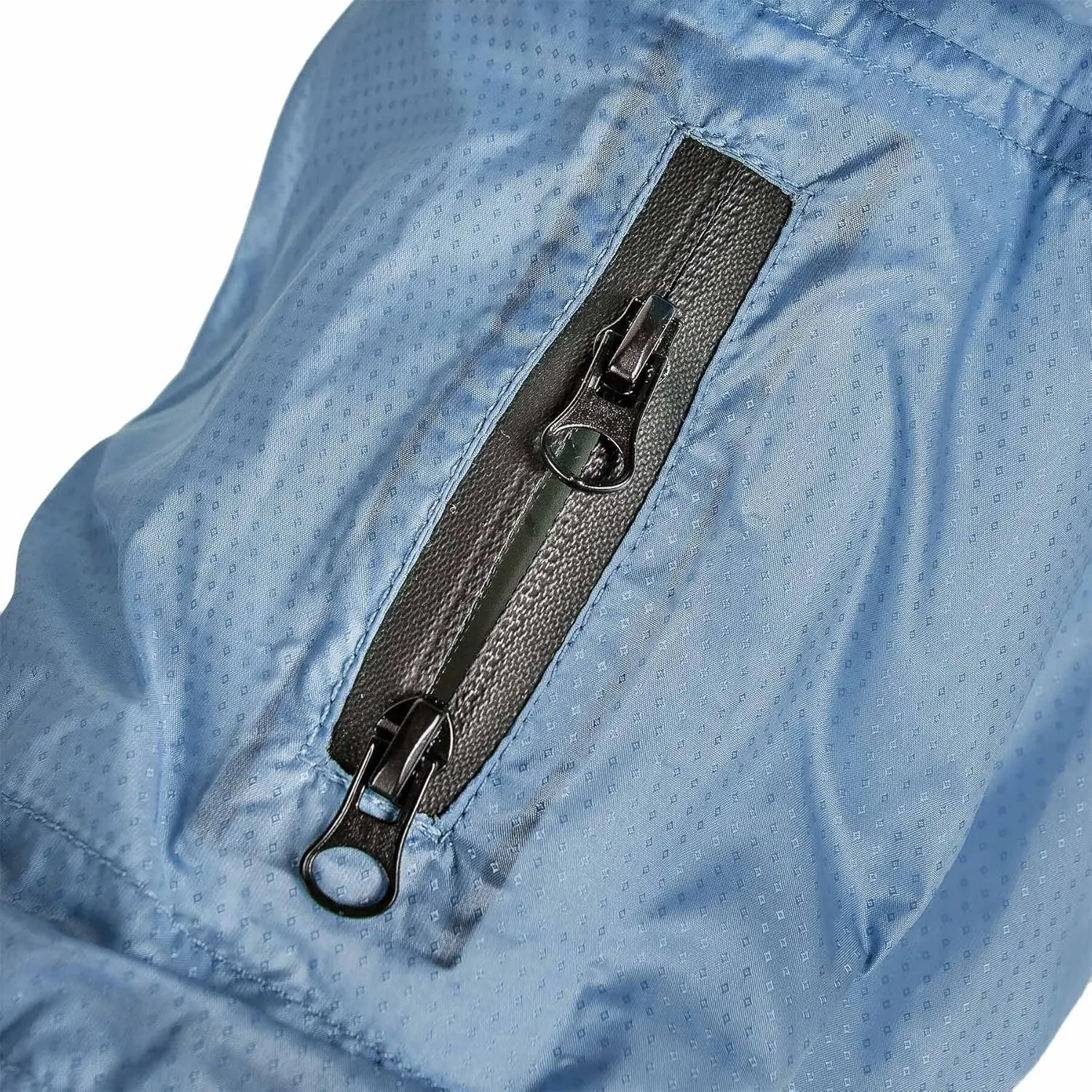 Dog Helios Torrential Shield Waterproof and Adjustable Full Body Dog Raincoat, SM, Blue