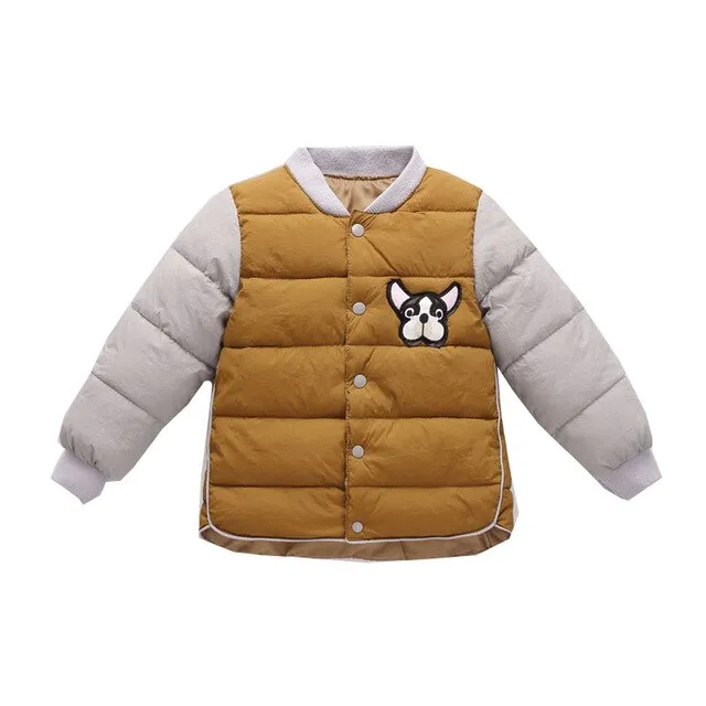 Dog printed jacket for children