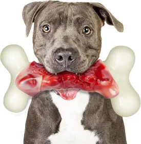 Dog Toys for Aggressive Chewers, Dog Toys to Keep Them Busy, Durable and Strong Dog Bones for Heavy Chewers, Almost Indestructible for Lasts a Long Time