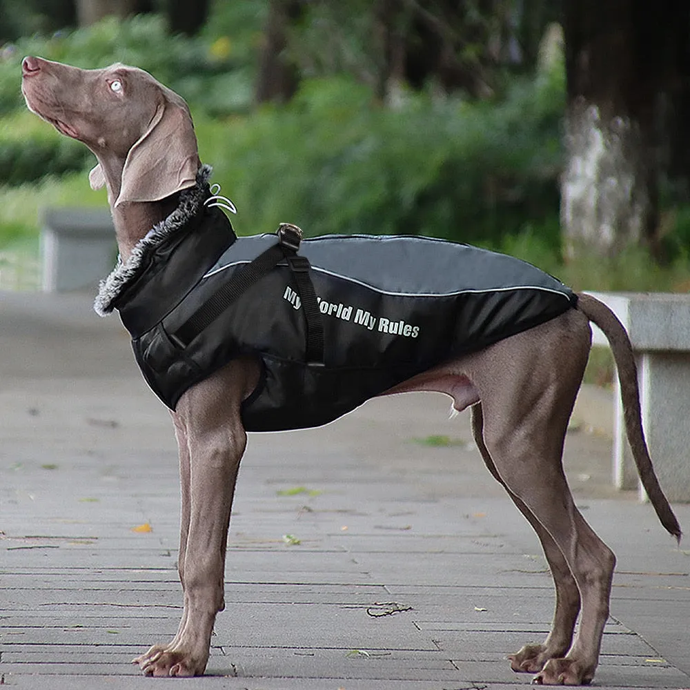 Dog Vest Warm Winter Coat with Harness straps For Small to Medium Sized doges