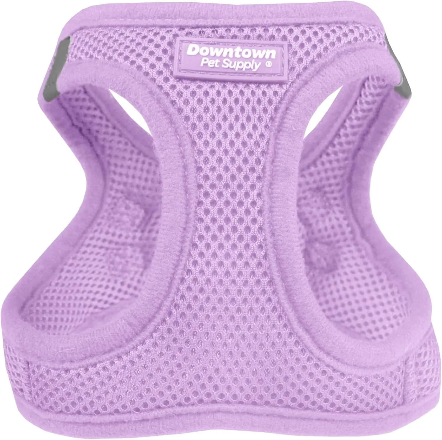 Downtown Pet Supply Step in Dog Harness for Small Dogs - Adjustable, Escape Proof Dog Harness with Reflective Trim - All-Weather, Fast-Drying Padded Mesh Fabric - Lilac, XS