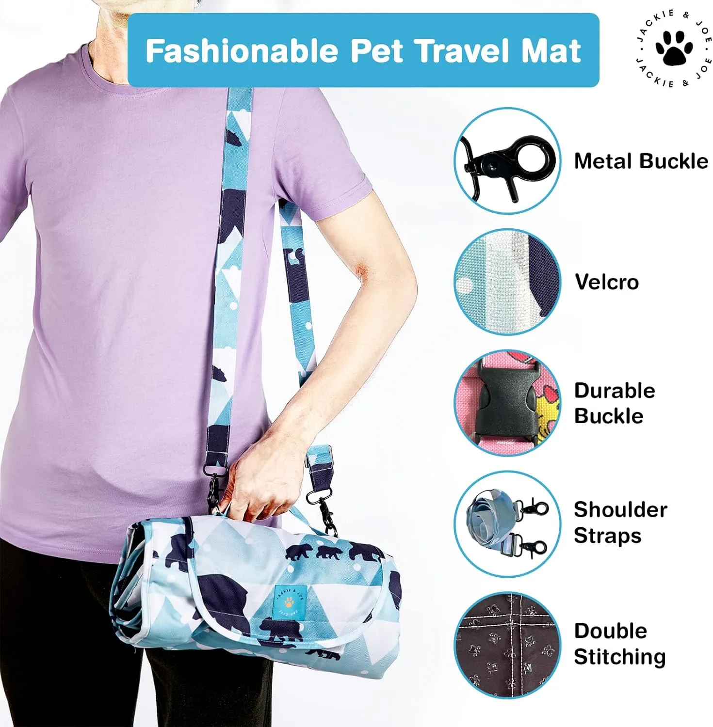 Easy Carry Dog Bed for Large Dogs Lightweight Portable Kennel Ready with Convenient Shoulder Straps.Perfect for Travel and Camping.