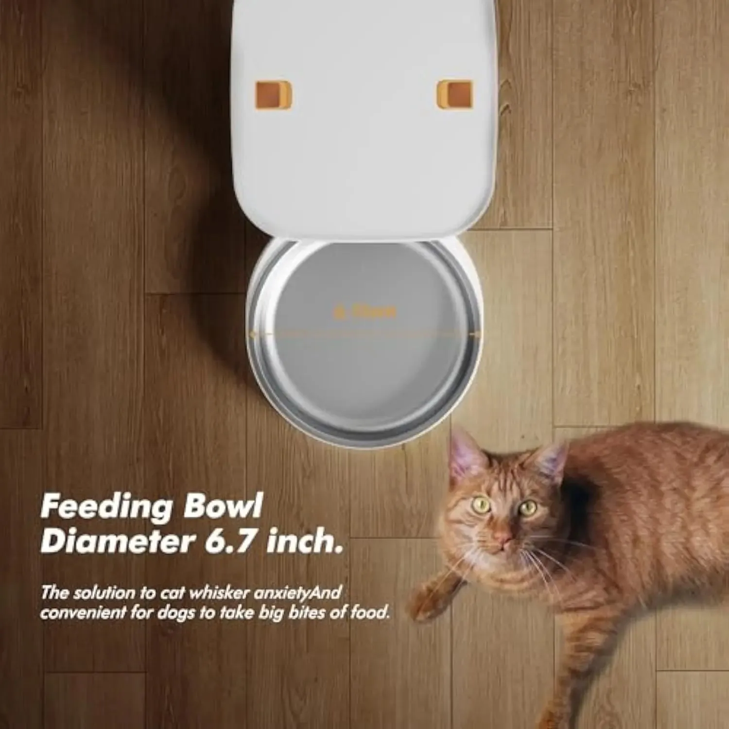 Furpipi 8L Smart Automatic Cat and Dog Feeder with HD Camera
