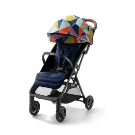 Graco Ready2Jet Compact Stroller  Overhead Friendly Compact Travel Stroller with Automatic Fold, Geo Pop