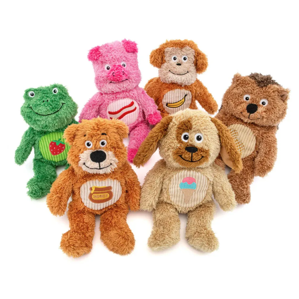 GURU Loveys Dog Toy, Bear, Medium