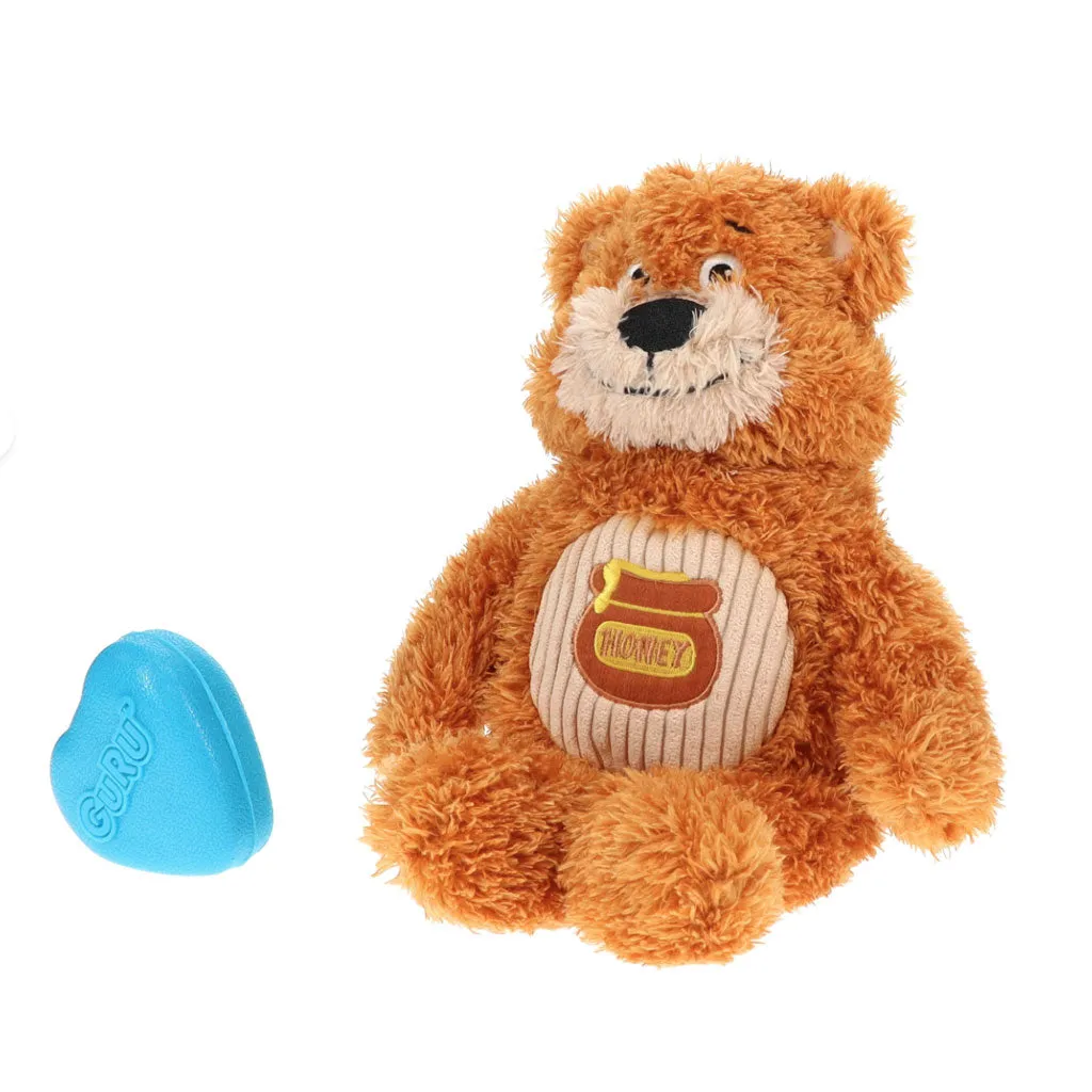 GURU Loveys Dog Toy, Bear, Medium