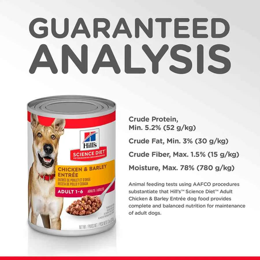 Hills Science Diet Adult Chicken Barley 370g