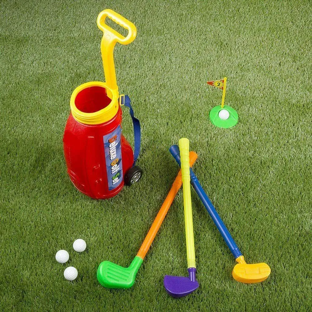 Kid's Mini Golf Training Set Outdoor Toy Sports Parent Play Set Gift New