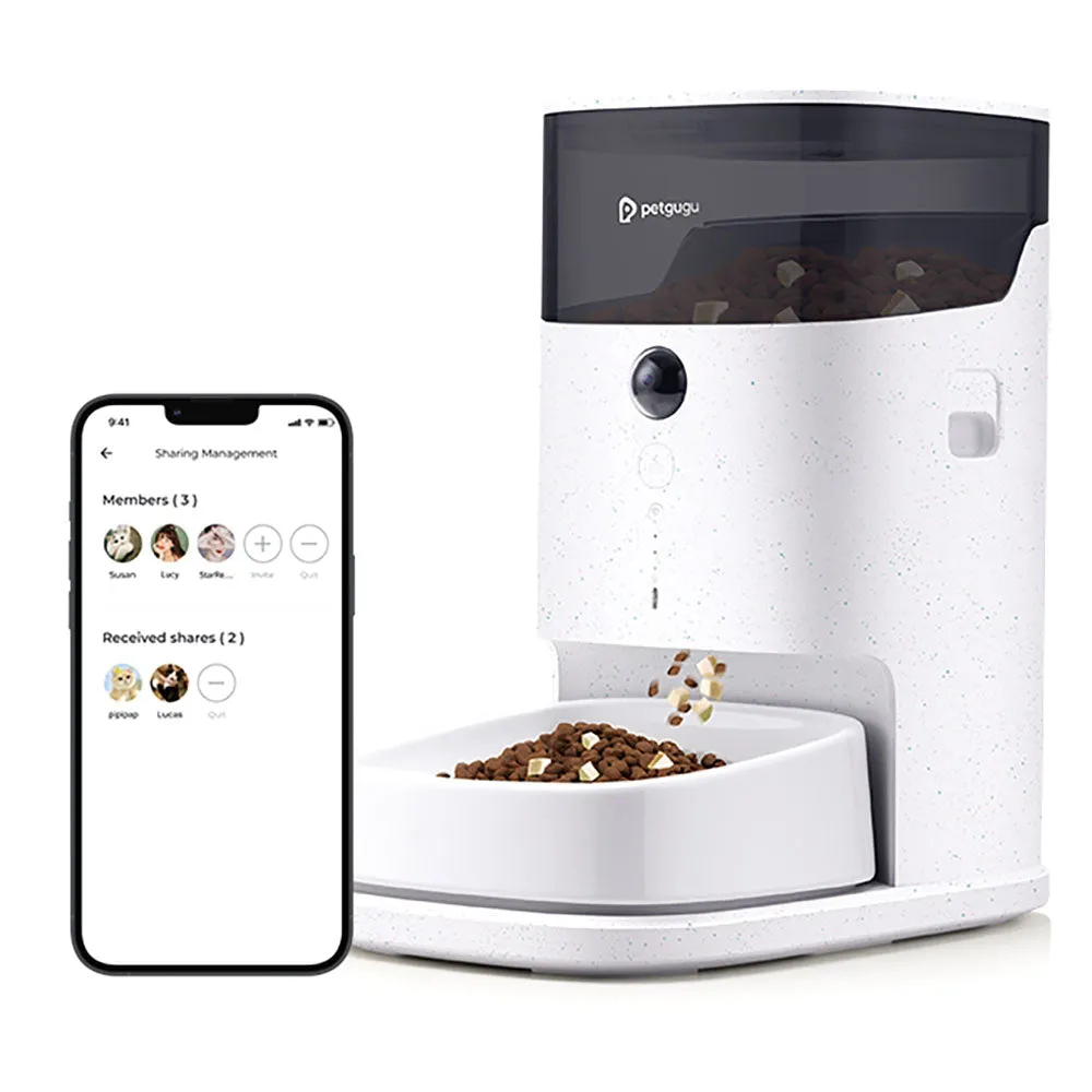 KOHE-VERSARY 8% OFF: Petgugu Smart Feeder With Camera For Cats & Dogs