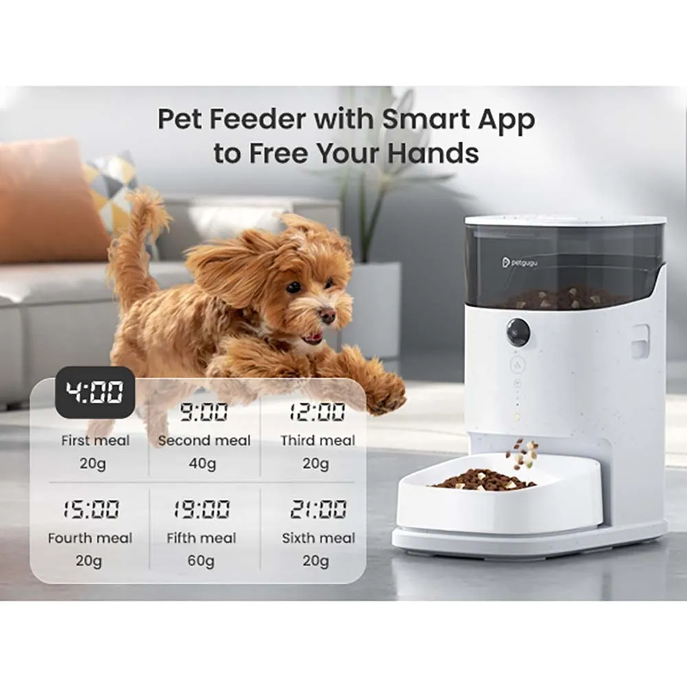 KOHE-VERSARY 8% OFF: Petgugu Smart Feeder With Camera For Cats & Dogs