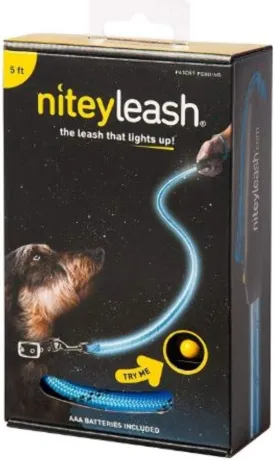 LED Glow in The Dark Pet Dog Leash (Blue)