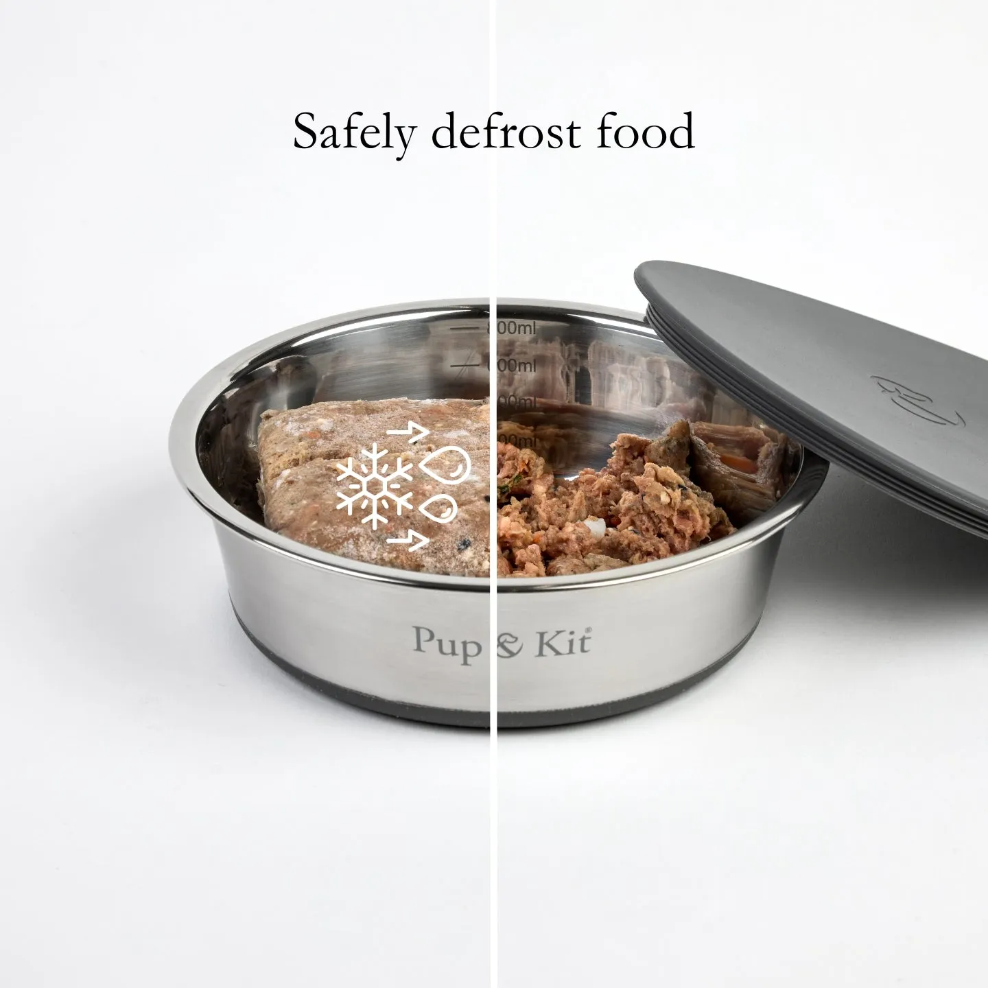 Lid-it Pet Bowl with Stay-Fresh Lid
