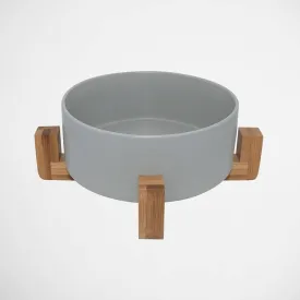 Louie Living | Ceramic Pet Bowl with Stand - Large