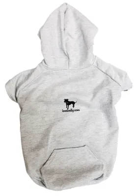 Lovewally Dog Pet Hoodie Sweatshirt Comfortable Grey Jacket
