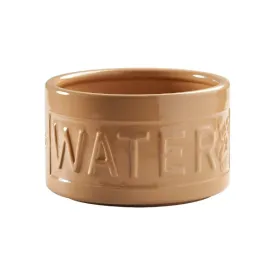 Mason Cash Cane Lettered Stoneware Water Bowl, 15 cm