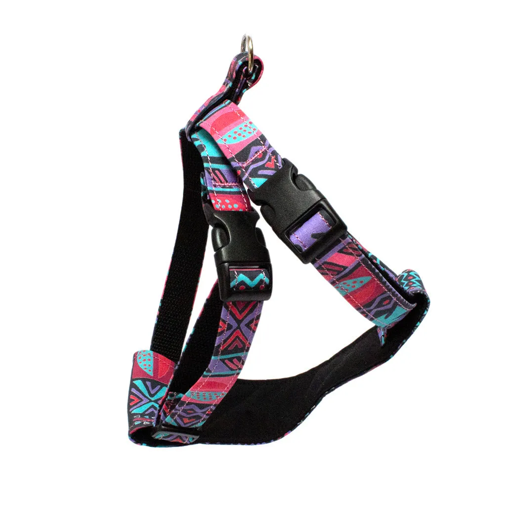 Mud Cloth Dog Harness