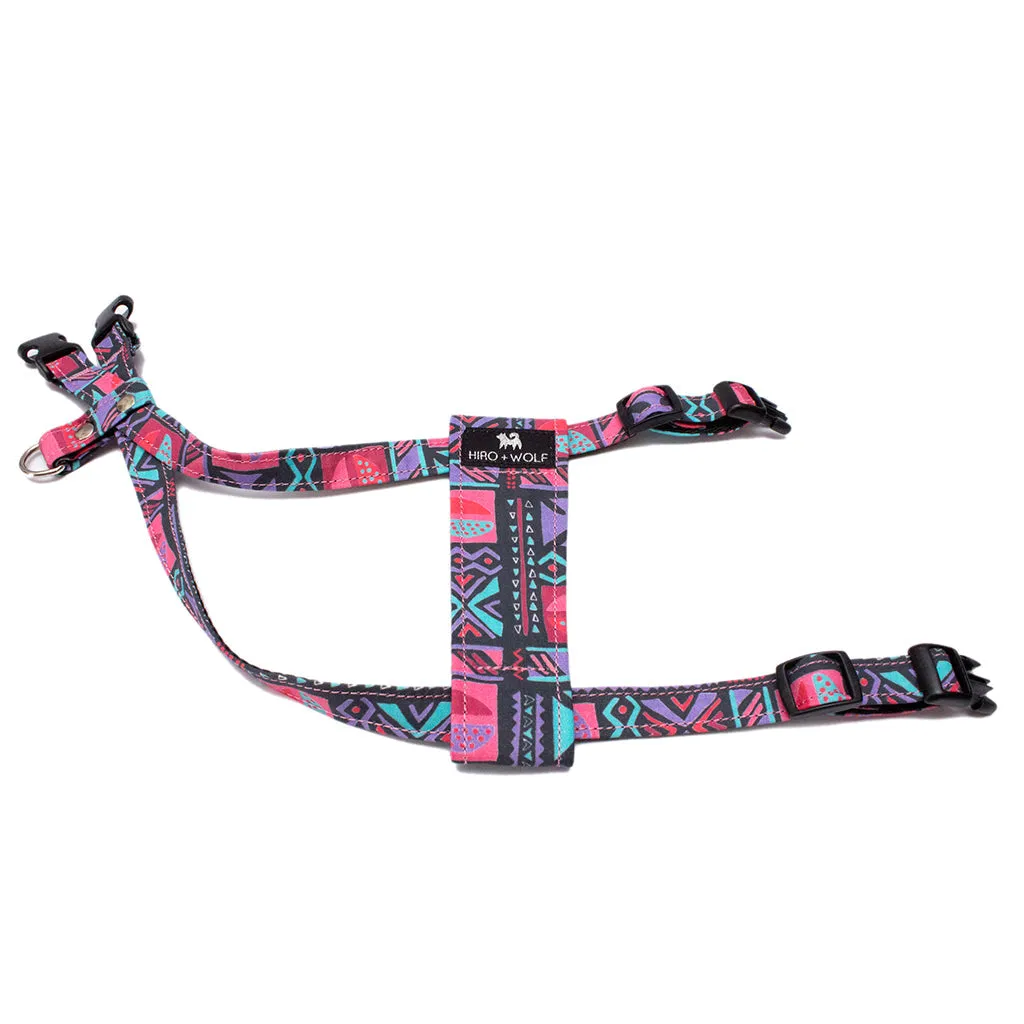Mud Cloth Dog Harness