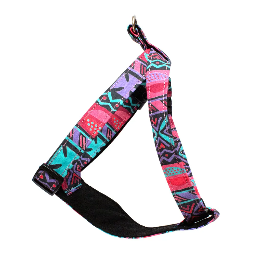 Mud Cloth Dog Harness