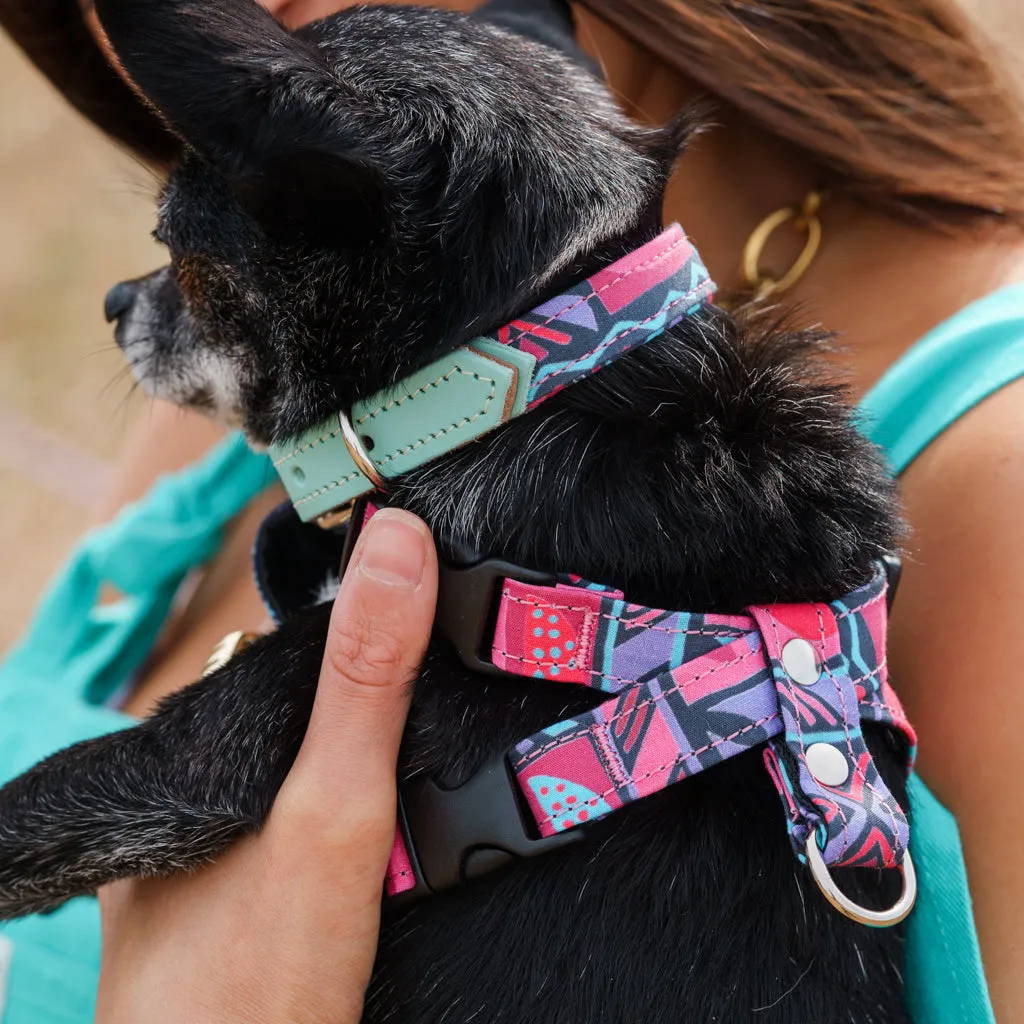 Mud Cloth Dog Harness
