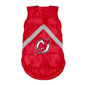 New Jersey Devils Pet Puffer Vest