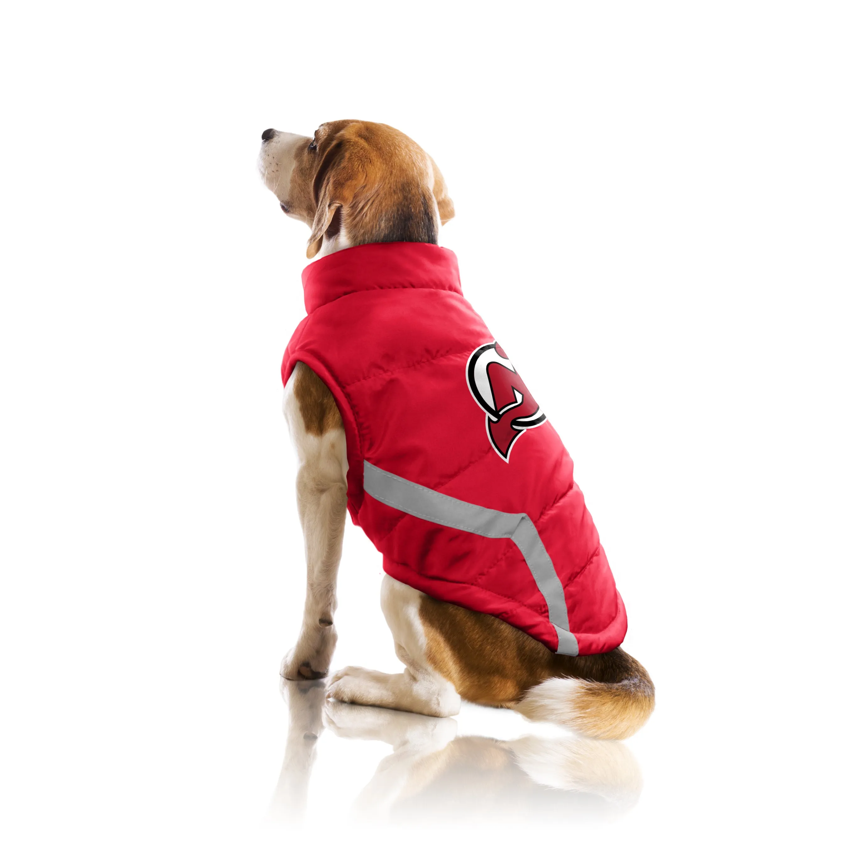 New Jersey Devils Pet Puffer Vest
