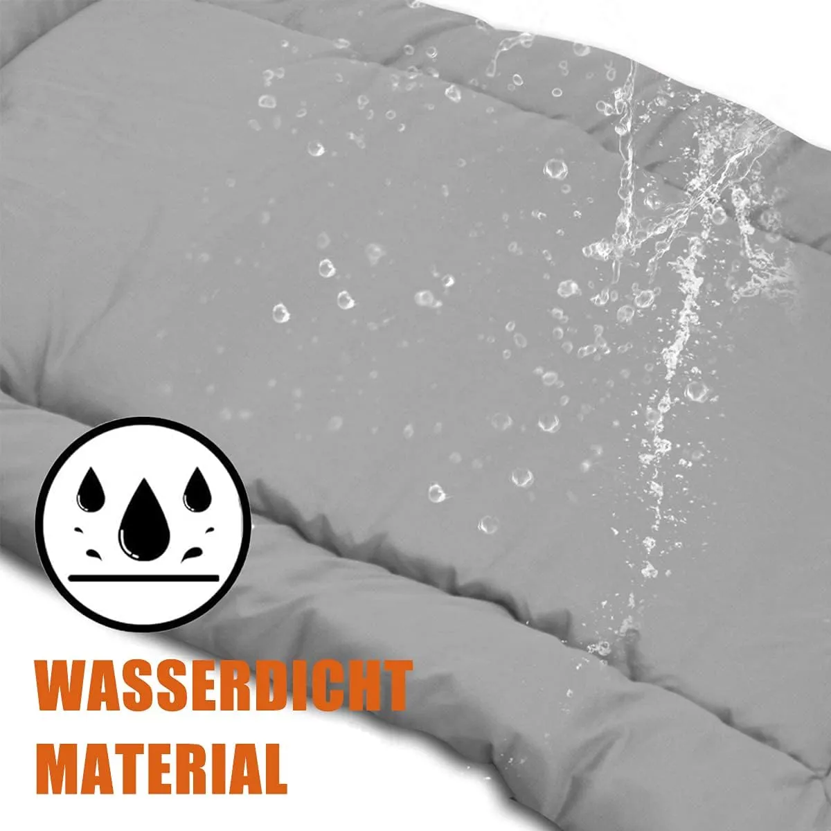 Outdoor Dog Bed, 35x24 Portable Camping Travel Dog Bed, Soft, Comfortable, Waterproof, Non-Slip, Machine Washable Easy to Clean Pet Mat for Small, Medium and Large Dog and Cat
