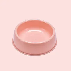 PAWS ASIA China Supplier Wholesale Cute Travel Portable Round Feeding Dog Eco Friendly Plastic Bowls Drinking