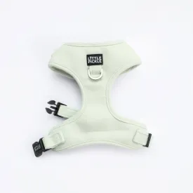 Pemble Adjustable Harness in Mint Green Herringbone