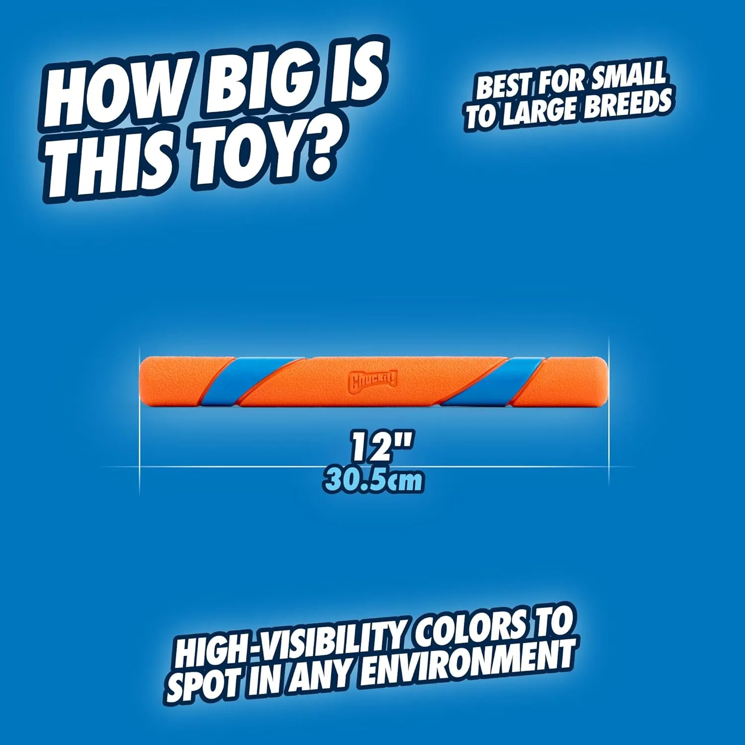 Petmate CHUCKIT! Ultra Fetch Stick Durable Rubber Medium Dog Toy